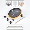 Koyoto Deckenleuchte Glas 20 cm Naturfarben, Schwarz, 3-flammig