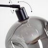 Ripoll Stehleuchte Glas 25 cm Schwarz, 1-flammig