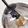 Koyoto Deckenleuchte Glas 15 cm Klar, Rauchfarben, 8-flammig