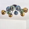 Ripoll Deckenleuchte Glas 15 cm Blau, Gold, Grün, 10-flammig