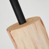 Soungou Stehleuchte 38 cm Naturfarben, Schwarz, 1-flammig