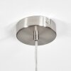 Pilaru Hängeleuchte Chrom, Nickel-Matt, 1-flammig