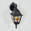 Naofe Außenwandleuchte Schwarz, 1-flammig