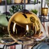 Koyoto Hängeleuchte Glas 20 cm, 25 cm Blau, Gold, Grün, Klar, Kupferfarben, 6-flammig