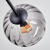 Koyoto Deckenleuchte Glas 15 cm Klar, Rauchfarben, 6-flammig