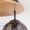 Koyoto Deckenleuchte Glas 15 cm Naturfarben, Schwarz, 3-flammig
