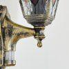 Naofe Außenwandleuchte Gold, Schwarz, 1-flammig, Bewegungsmelder