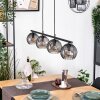Koyoto Pendelleuchte Glas 15 cm Rauchfarben, 4-flammig