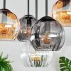 Koyoto Deckenleuchte Glas 15 cm Bernsteinfarben, Klar, Rauchfarben, 5-flammig