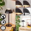 Laken Tischleuchte LED Schwarz, 1-flammig