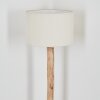 Soungou Stehleuchte 38 cm Naturfarben, Schwarz, 1-flammig