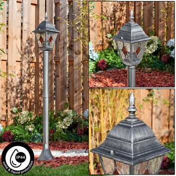 Naofe Wegeleuchte Schwarz, Silber, 1-flammig