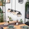 Koyoto Pendelleuchte Glas 15 cm Bernsteinfarben, Klar, Rauchfarben, 4-flammig