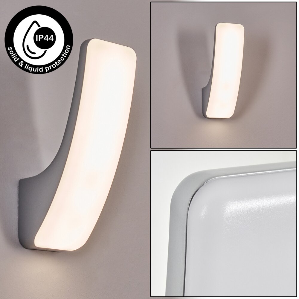 Gilan Außenwandleuchte LED Silber, 1-flammig main product photo