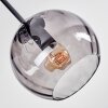 Koyoto Deckenleuchte Glas 15 cm Rauchfarben, 5-flammig