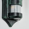 Naofe Außenwandleuchte Grün, Schwarz, 1-flammig, Bewegungsmelder