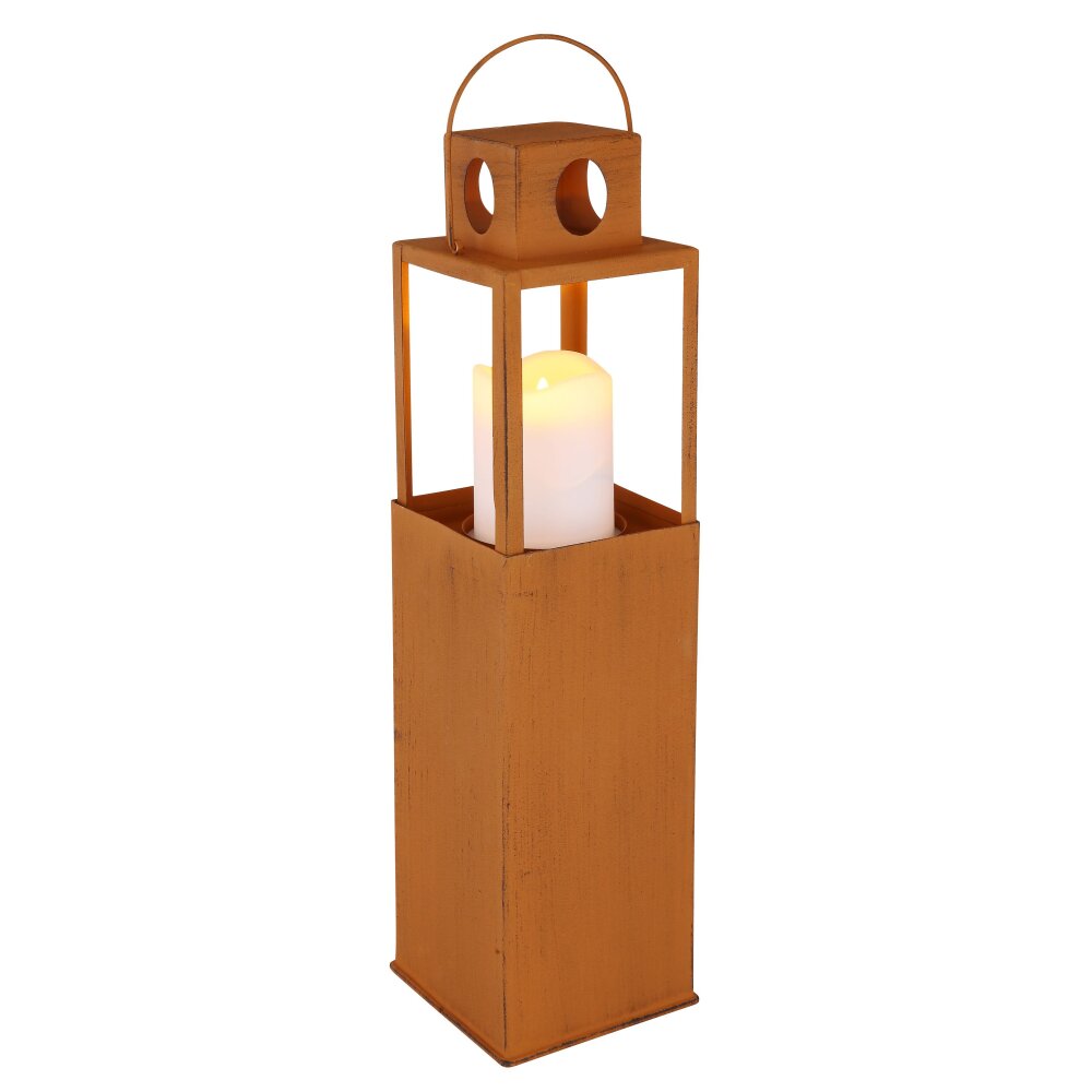 Globo Solar-Stehleuchte LED Rostfarben, 1-flammig main product photo