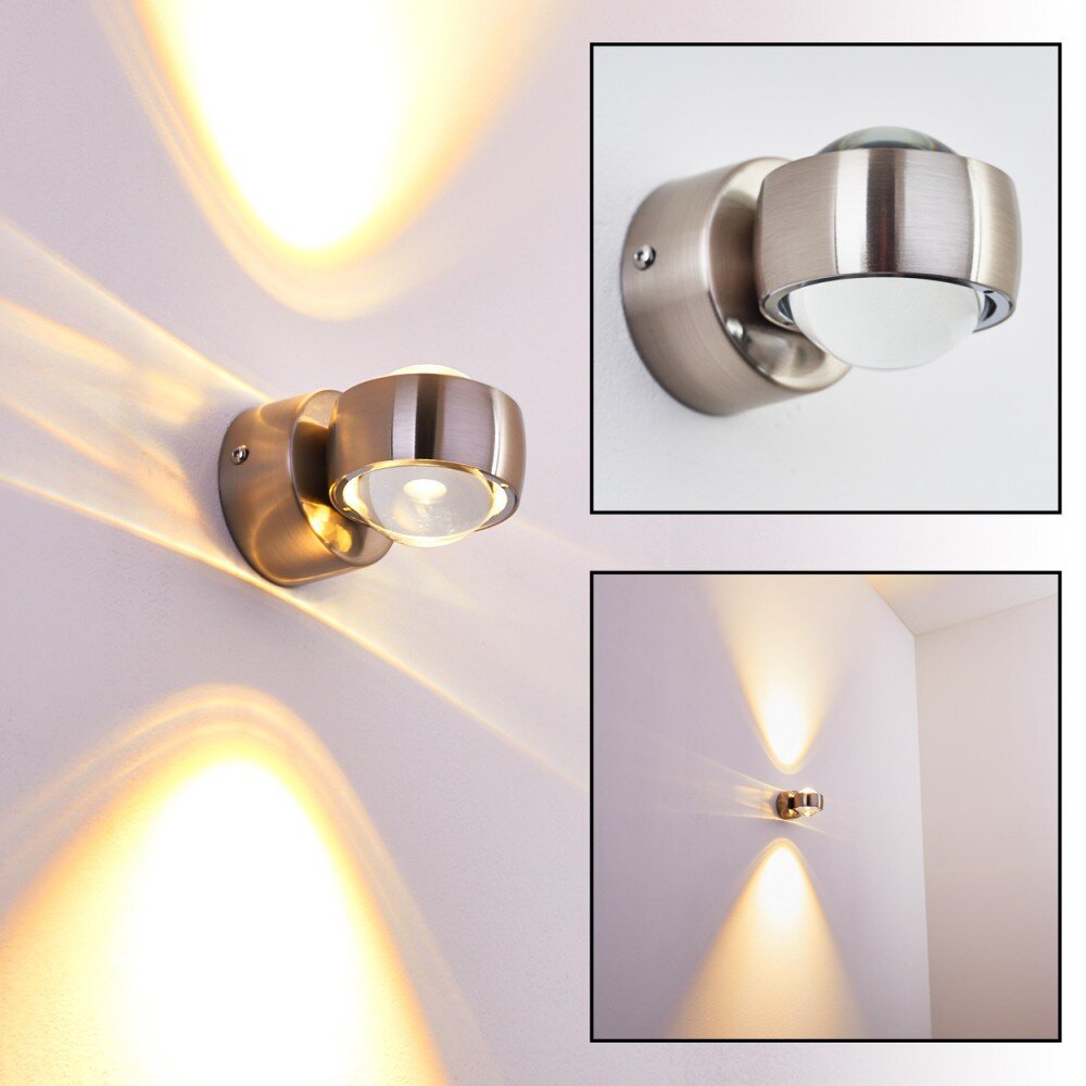Rio Wandleuchte LED Silber, 2-flammig main product photo