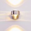 Rio Wandleuchte LED Silber, 2-flammig