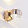 Rio Wandleuchte LED Silber, 2-flammig