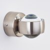 Rio Wandleuchte LED Silber, 2-flammig