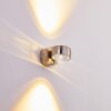 Rio Wandleuchte LED Silber, 2-flammig