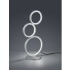 Trio Leuchten Rondo Tischleuchte LED Silber, 1-flammig