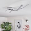 Mohlin Deckenleuchte LED Nickel, Weiß, 2-flammig