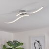 Mohlin Deckenleuchte LED Nickel, Weiß, 2-flammig