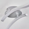 Mohlin Deckenleuchte LED Nickel, Weiß, 2-flammig