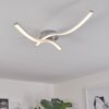 Mohlin Deckenleuchte LED Nickel, Weiß, 2-flammig