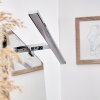 Morges Spiegelleuchte LED Chrom, Weiß, 1-flammig
