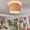 Bongal Deckenleuchte 40 cm beige, Naturfarben, 1-flammig