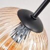 Koyoto Deckenleuchte Glas 15 cm Bernsteinfarben, Klar, Rauchfarben, 6-flammig
