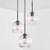 Koyoto Hängeleuchte Glas 20 cm Klar, 3-flammig