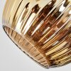 Ripoll Deckenleuchte Glas 15 cm Chrom, Gold, Kupferfarben, Rauchfarben, 3-flammig