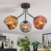 Ripoll Deckenleuchte Glas 15 cm Chrom, Gold, Kupferfarben, Rauchfarben, 3-flammig