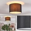 Soungou Deckenleuchte 38 cm Schwarz, Weiß, 1-flammig