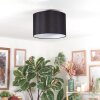 Soungou Deckenleuchte 38 cm Schwarz, Weiß, 1-flammig