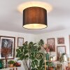 Soungou Deckenleuchte 38 cm Schwarz, Weiß, 1-flammig