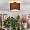 Soungou Deckenleuchte 38 cm Schwarz, Weiß, 1-flammig