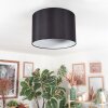 Soungou Deckenleuchte 38 cm Schwarz, Weiß, 1-flammig