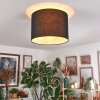 Bassagoda Deckenleuchte 40 cm Schwarz, Weiß, 1-flammig