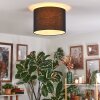 Bassagoda Deckenleuchte 40 cm Schwarz, Weiß, 1-flammig