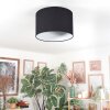 Bassagoda Deckenleuchte 35 cm Schwarz, Weiß, 1-flammig