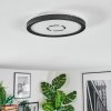 Simonstorp Deckenleuchte LED Schwarz, Weiß, 1-flammig