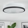 Onara Deckenleuchte LED Schwarz, Weiß, 1-flammig