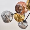 Ripoll Deckenleuchte Glas 15 cm Gold, Kupferfarben, Rauchfarben, 10-flammig