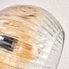 Ripoll Deckenleuchte Glas 15 cm Bernsteinfarben, Klar, Rauchfarben, 10-flammig