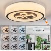 Jalon Deckenleuchte 38,5 cm LED Weiß, 1-flammig, Fernbedienung